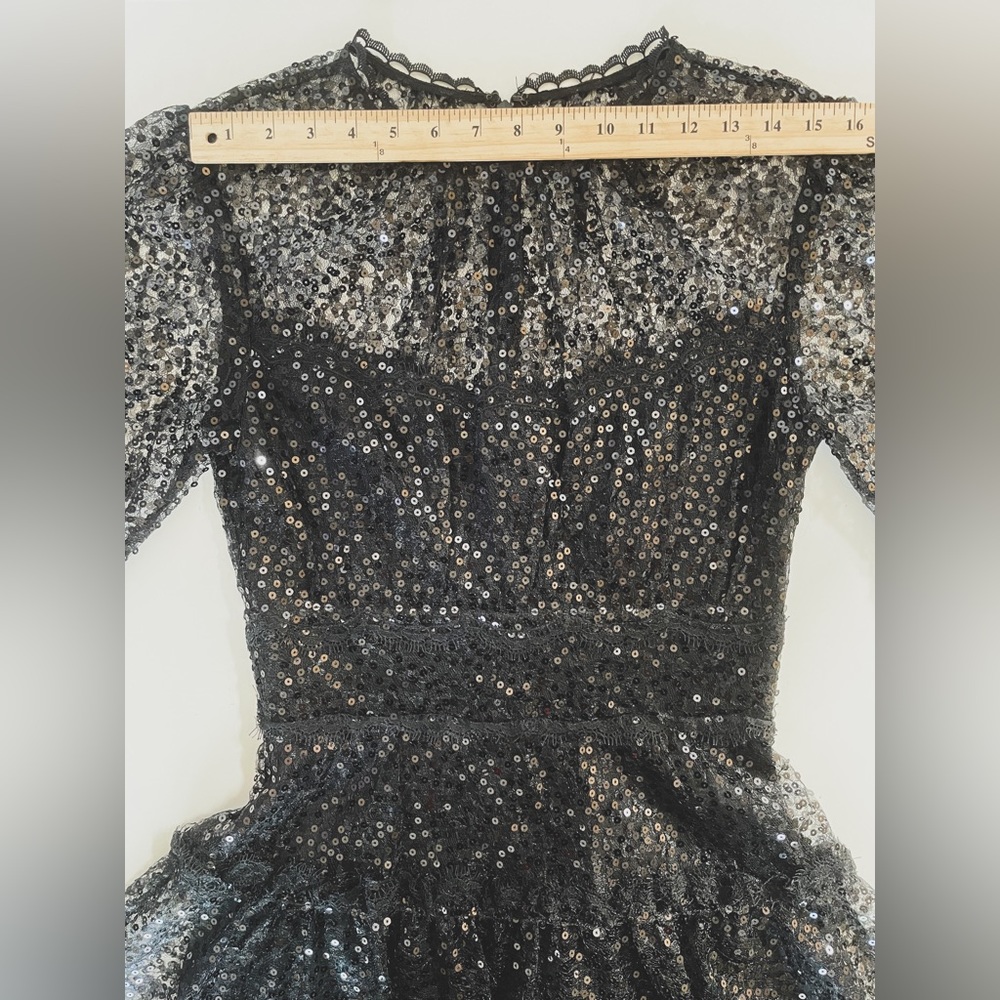 Jonathan Simkhai Sequined Lace Dress 000/047 - Picture 5 of 15
